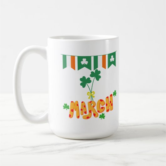 聖パトリック行進 コーヒーマグカップ (左)