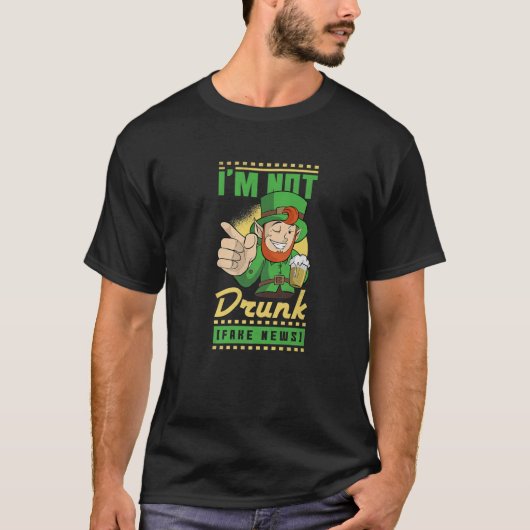 聖パトリック飲ズの日ではない Tシャツ (正面)