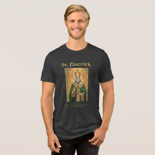 聖パトリック・アイリッシュローマカトリックの贈り物 トライブレンドTシャツ