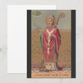 聖パトリック アイルランドの使徒 招待状 (正面/裏面)