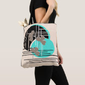 聖パトリック、抽象化 トートバッグ (クローズアップ)