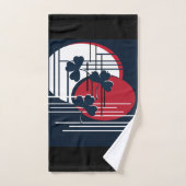 聖パトリック、抽象化 バスタオルセット (ハンドタオル)