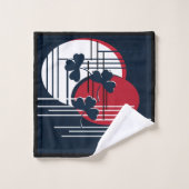 聖パトリック、抽象化 バスタオルセット (ウォッシュタオル)