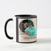 聖パトリック、抽象化 マグカップ (左)