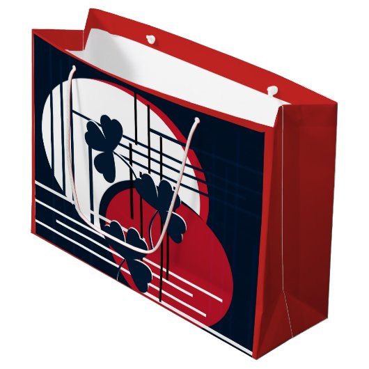 聖パトリック、抽象化 ラージペーパーバッグ (正面アングル)