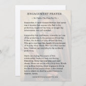 聖パドレ・ピオとの婚約を願うカトリックの祈り サンキューカード (正面/裏面)