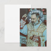 聖パドレ・ピオ サンキューカード (正面/裏面)