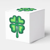聖パリックスデーの四つ葉クローバー フェイバーボックス (正面サイド)