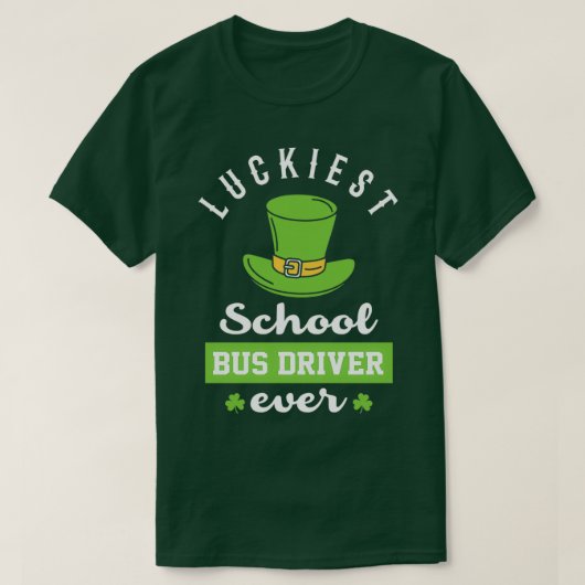 聖パリックス27を運転する最高のバスドライバー Tシャツ (デザイン正面)