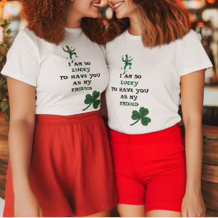 聖パーソナライズされたパトリックの日の女性の基本T市 Tシャツ