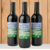 聖パーソナライズされたパトリックの日 ワインラベル