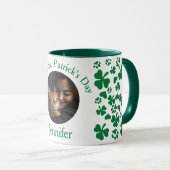 聖パーソナライズされたパトリックの日 – 猫好きギフト マグカップ (正面右)