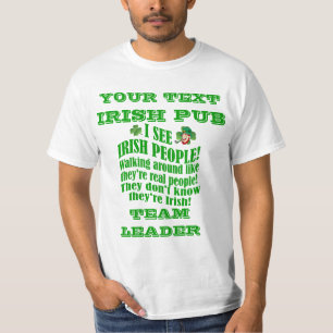 聖パーソナライズされたパトリックの日 Tシャツ