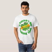 聖パーソナライズされたパトリックの日 Tシャツ (正面フル)