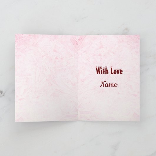 聖パーソナライズされた降誕祭お目出とう カード (内部)