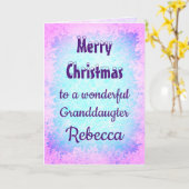 聖パーソナライズされた降誕祭お目出とう カード (黄色い花)