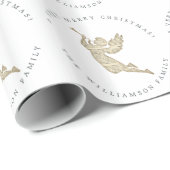 聖パーソナライズされた降誕祭 ラッピングペーパー (ロールコーナー)