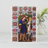 聖ヒューベルトと鹿 招待状 (スタンド正面)