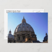 聖ピーターズ教会のキューポラ – はがき (正面/裏面)