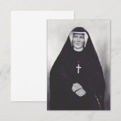 聖ファウスティナ・コワルスカ サンキューカード (正面/裏面)