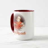 聖フィリップネリカトリック聖人 マグカップ (正面左)