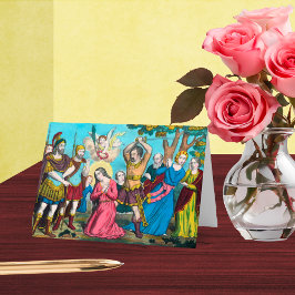 聖フィロメナの首が切られている カード