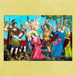 聖フィロメナの首が切られている ポスター