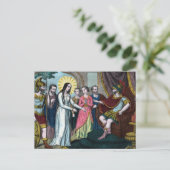 聖フィロメナはディオクレティウス帝の前で裁かれる ポストカード (スタンド正面)