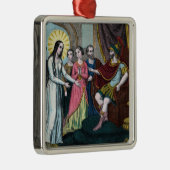 聖フィロメナはディオクレティウス帝の前で裁かれる メタルオーナメント (右)