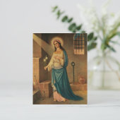 聖フィロメ疑問に思ナ労働者の饗宴の日8月10日 ポストカード (スタンド正面)