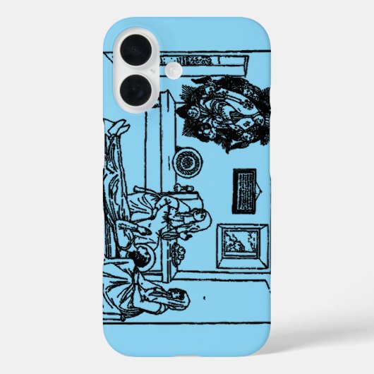 聖フィーナ イタリア キリスト教の少女 Case-Mate iPhoneケース (裏面)