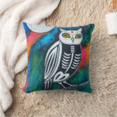 聖フクロウ クッション (ブランケット)