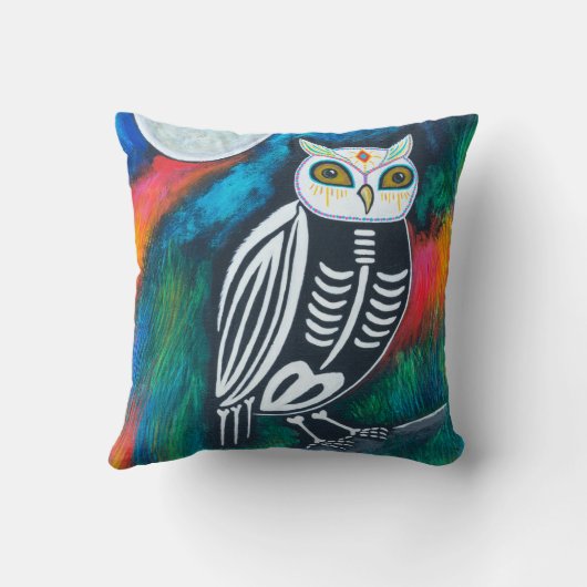 聖フクロウ クッション (裏面)