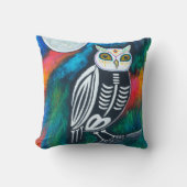 聖フクロウ クッション (正面)