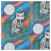 聖フクロウ ファブリック (クローズアップ)