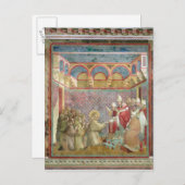 聖フランシスが承認を受ける ポストカード (正面/裏面)