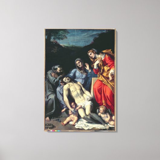 聖フランシスと聖マリア・マグダラのピエタ, c.1 キャンバスプリント (正面)