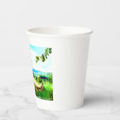 聖フランシスと説教壇の説教者が鳥を取り除く 紙コップ (左)