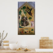 聖フランシスはスティグマタを受け取る, c.1295-1300 ポスター (キッチン)