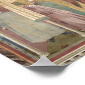 聖フランシスはレリダから負傷した男を治療する ポスター (角)