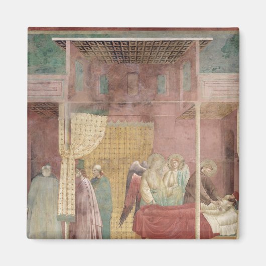 聖フランシスはレリダから負傷した男を治療する マグネット (正面)