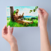 聖フランシスコと鳥たちへの説教 チラシ (ハンドル)