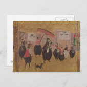 聖フランシスコ・ザビエルとその側近 ポストカード (正面/裏面)