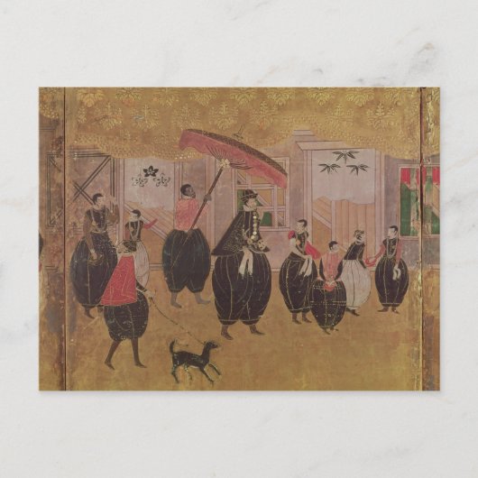 聖フランシスコ・ザビエルとその側近 ポストカード (正面)