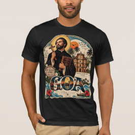 聖フランシスコ・ザビエル - ゴアの伝統 Tシャツ