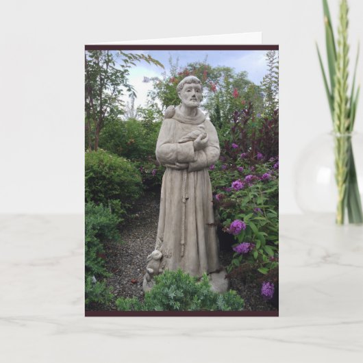 聖フランシス動物権カー感動的ド カード (正面)