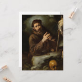 聖フランシス祈りの言葉（キリスト教信仰） カード (正面/裏面インサイチュ)