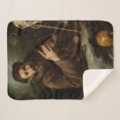 聖フランシス祈りの言葉（キリスト教信仰） シェルパブランケット (正面(横))