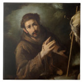 聖フランシス祈りの言葉（キリスト教信仰） タイル (正面)