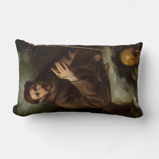 聖フランシス祈りの言葉(キリスト教信仰) ランバークッション (正面)